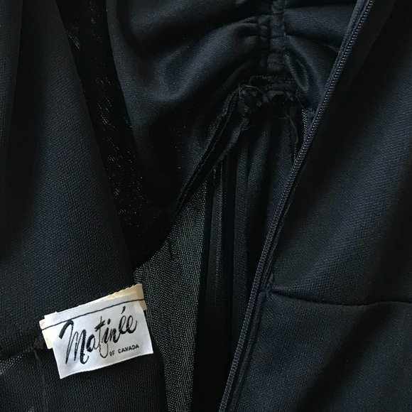 Vintage Black Gown - Matinée of Canada - Picture 9 of 9